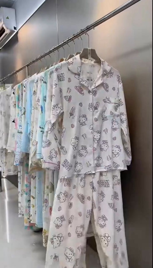 Ladies long pyjamas