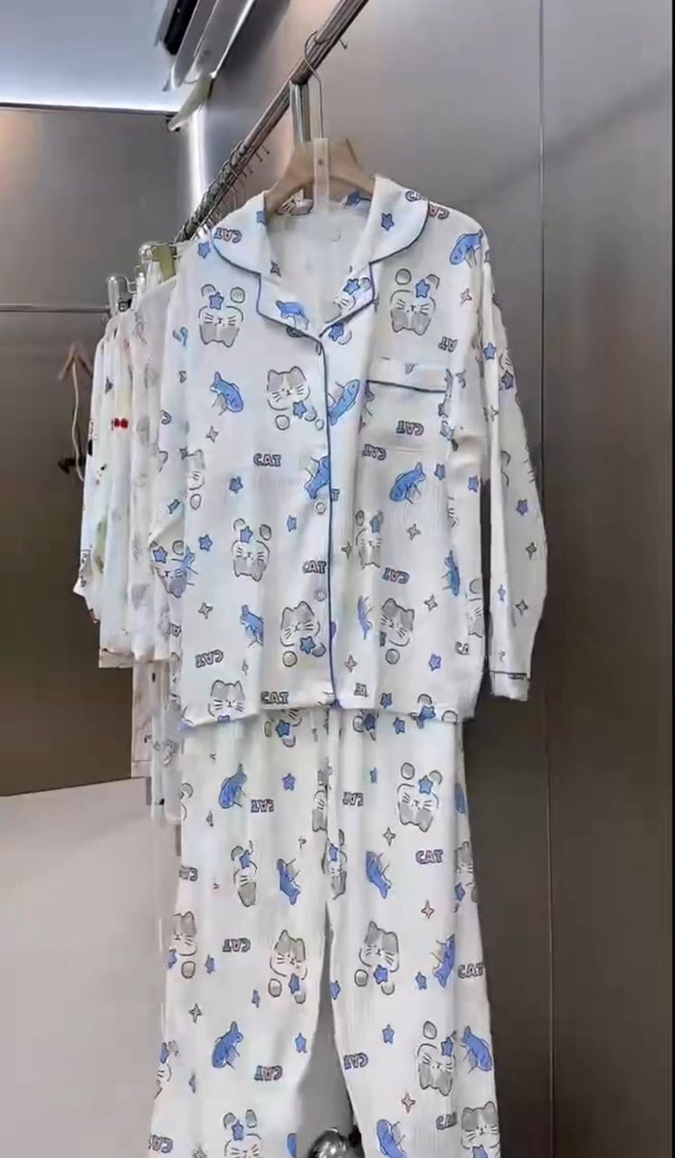 Ladies long pyjamas