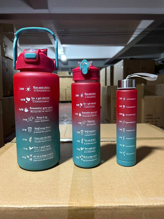 Motivational 3in1 water bottle