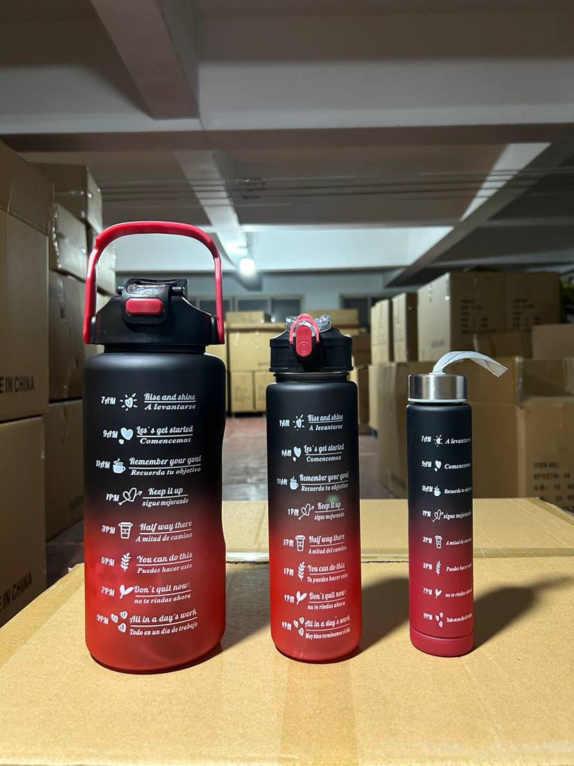 Motivational 3in1 water bottle