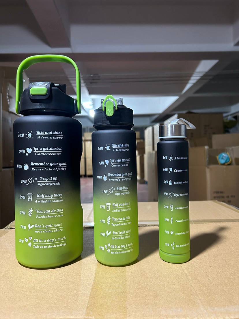 Motivational 3in1 water bottle