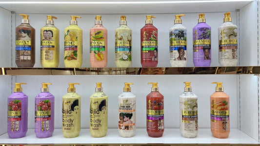Roushun scrub shower gel
